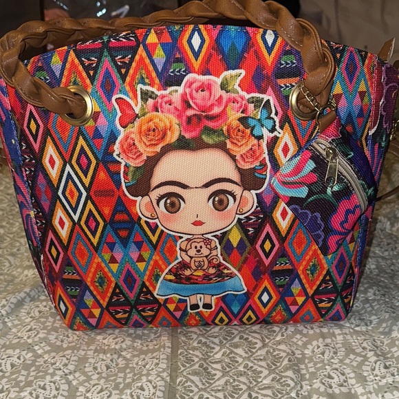 Colorful Patterned Women's Bag Frida bag - Picture 2 of 13